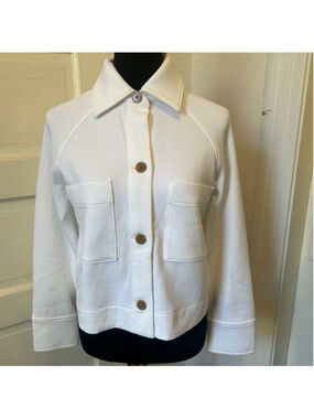 Women's Vince. White Chore Utility Jacket XS